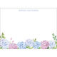 Hydrangea Border Flat Note Cards Image 3 of 3